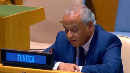تونس تطالب بالوقف الفوري لجرائم الحرب والإبادة الجماعية التي يتعرض لها الشعب الفلسطيني