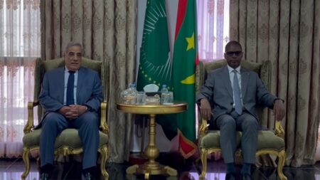 الوزير الأول الموريتاني يستقبل نذير العرباوي