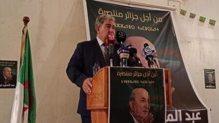 بن بعيش يؤكد في تجمع شعبي بخنشلة.. التصويت لفائدة المترشح الحر عبد المجيد تبون سيسمح باستكمال بناء الجزائر الجديدة