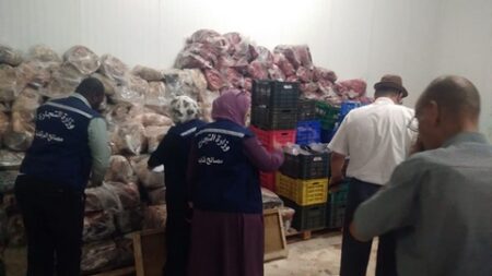 حجز أزيد من 46 طنا من اللحوم غير صالحة للاستهلاك البشري.