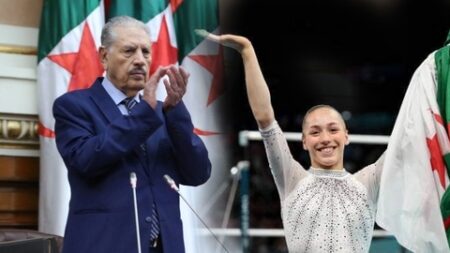 صالح قوجيل يهنئ الجمبازية كيليا نمورة.. دمت علامة مسجلة في التفوق والريادة والانتصار للجزائر