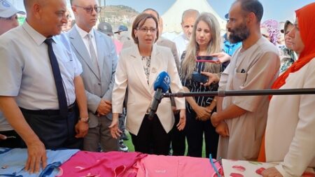 مشاركة المرأة بمنتوجاتها في هذه الفضاءات يهدف إلى تشجيع الأسرة المنتجة