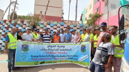 الحراش توسع حملة التنظيف الكبرى على احيائها