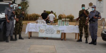 إحباط إدخال أزيد من 10 قناطير من الكيف خلال أسبوع على حدود المغرب