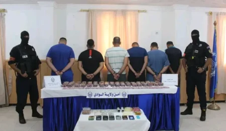 حجز 11560 كبسولة من المؤثرات العقلية بالوادي