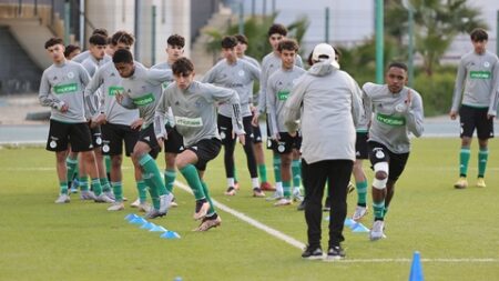 منتخب أقل من 17 سنة يعسكر بمركز سيدي موسى