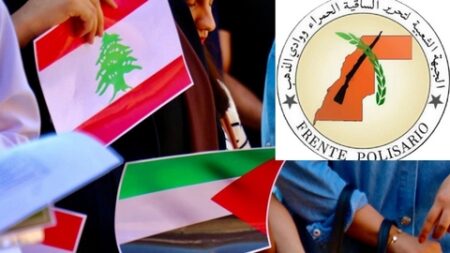 جبهة البوليساريو تؤكد التضامن مع الشعبين الفلسطيني واللبناني