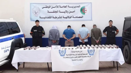 خلال شهر أوت المنصرم.. شرطة الجلفة تحجز 2326 قرص مهلوس