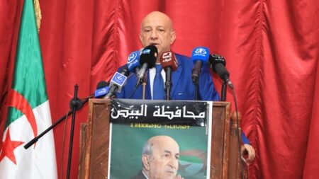 بن مبارك يدعو للتصويت لصالح تبون من أجل مواصلة الإصلاحات