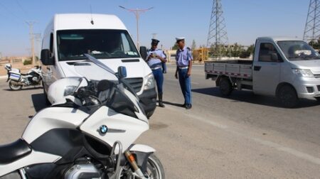 شرطة أولاد جلال تطلق حملة تحسيسية لسائقي المركبات بمختلف أصنافها