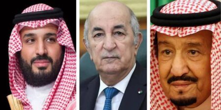 خادم الحرمين الشريفين وولي عهده يهنئان رئيس الجمهورية على انتخابه لعهدة رئاسية جديدة