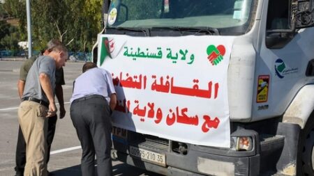 قوافل تضامنية للمتضررين من الفيضانات الناتجة عن التقلبات الجوية الأخيرة