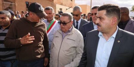 تم الوقوف على حجم الأضرار.. دربال ومرّاد بالنعامة للتكفل بمخلفات التقلبات الجوية