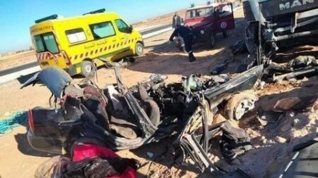 ورقلة: هلاك 11 شخصا في حادث مرور بالقرب من حاسي مسعود