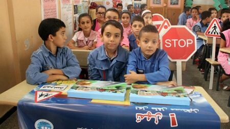 انطلاق الحملة التحسيسية لحماية الأطفال المتمدرسين من مدرسة “الخنساء”