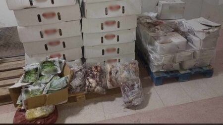 حجز أزيد من 5 قناطر لحوم مجمدة منتهية الصلاحية بالأغواط