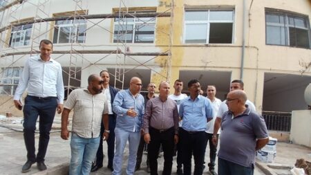 معاينة مشاريع الهياكل التربوية و المرافق الخدماتية بالحراش
