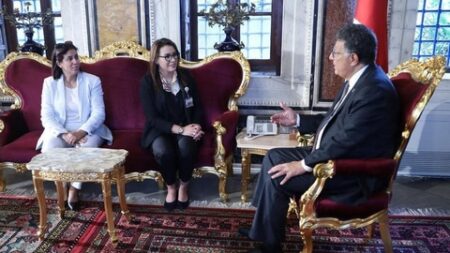 رئيس مجلس النواب التونسي يستقبل النائب بهجة العمالي