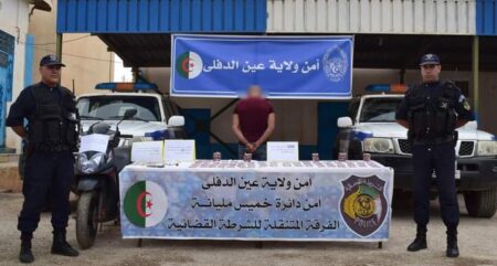 عين الدفلى: ضبط أزيد من 2200 قرص مهلوس