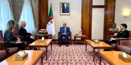 العرباوي يستقبل سفيرة جمهورية صربيا بالجزائر