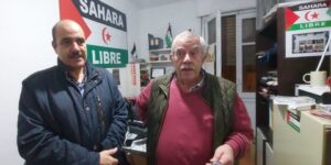 ممثل جبهة البوليساريو بلاريوخا يستقبل مسؤول الشؤون السياسية في الحزب الشيوعي الإسباني