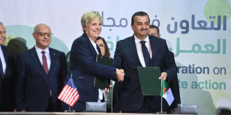 توقيع على مذكرة تفاهم بين الجزائر والولايات المتحدة الأمريكية في مجال العمل المناخي