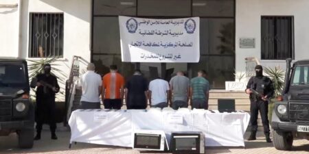 إفشال مخطط اجرامي لإدخال شحنة من المؤثرات العقلية إلى التراب الوطني