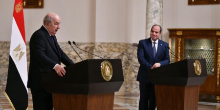 الجزائر ومصر متفقتان على أهمية تعميق التنسيق والتشاور بخصوص القضايا العربية وكل ما يخص المنطقة