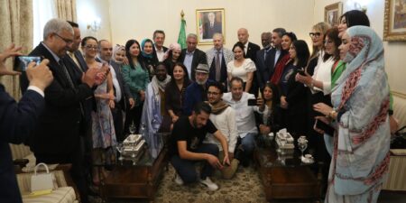 رئيس مجلس الأمة يستقبل وفدا عن الفريق العامل في ملحمة “روح الجزائر”