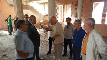 تدعيم ورشة إنجاز مسجد بالرويبة باليد العاملة