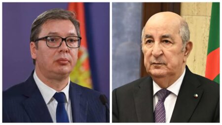 رئيس الجمهورية يتلقى التهاني من نظيره الصربي بمناسبة الذكرى الـ 70 لاندلاع ثورة التحرير المجيدة
