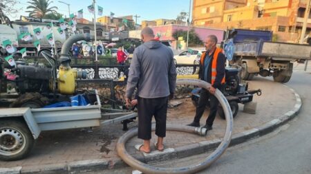 اجتماع لتسوية تبعات انسداد قناة الصرف الصحي ببرج الكيفان