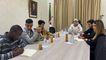 المجلس الأعلى للشباب يستقبل وفد اتحاد الطلبة والمتدربين الموريتانيين في الجزائر