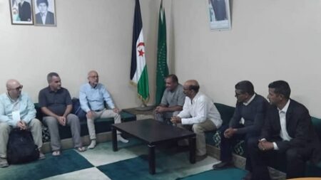 وزير الصحة العمومية الصحراوية يستقبل وفدا أمريكيا