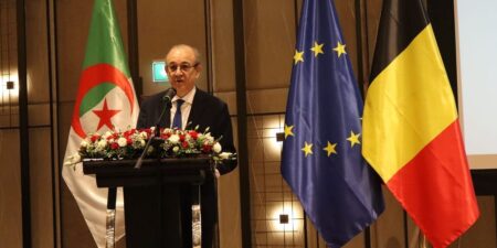 بن شريف يؤكد على نوعية العلاقات الثنائية بين الجزائر وبلجيكا