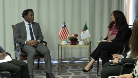 كاتبة الدولة المكلفة بالشؤون الإفريقية تستقبل نائب وزير الخارجية لليبيريا