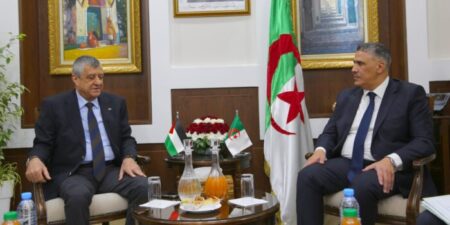 وزير السكن يستقبل نظيره الفلسطيني لبحث سبل تعزيز التعاون في مجال الإسكان والتعمير