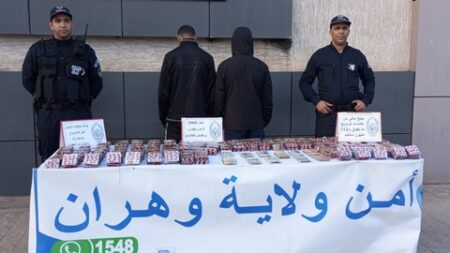 وهران: الإطاحة بشبكة إجرامية وحجز 20 ألف قرص مهلوس