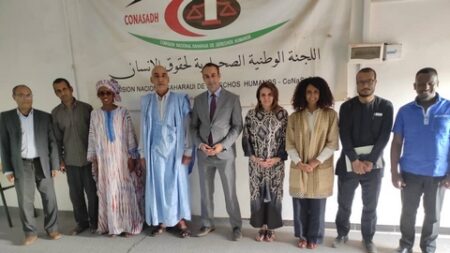 وفد عن مفوضية السلم والأمن بالاتحاد الإفريقي يزور مؤسسات الجمهورية الصحراوية