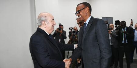 رئيس الجمهورية يستقبل بنواكشوط رئيس جمهورية رواندا