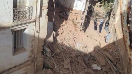 بالقصبة.. انهيار بناية قديمة