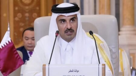 أمير قطر يبحث مع وفد من حماس مستجدات مفاوضات وقف إطلاق النار