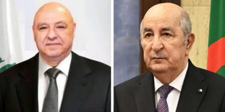 رئيس الجمهورية يهنئ الرئيس اللبناني المنتخب جوزيف عون