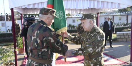 الفريق أول السعيد شنقريحة يشرف على تنصيب قائد الحرس الجمهوري بالنيابة