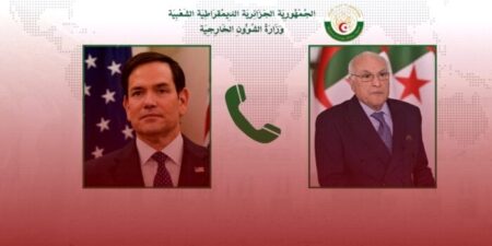 تعزيز الأمن الإقليمي والدولي محور محادثات بين عطاف ونظيره الأمريكي