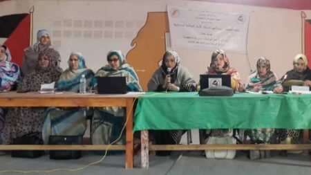 الأمينة العامة لإتحاد النساء الصحراوية تشرف على فعاليات فضاء “سيدأمي المخطار” للأطر النسوية