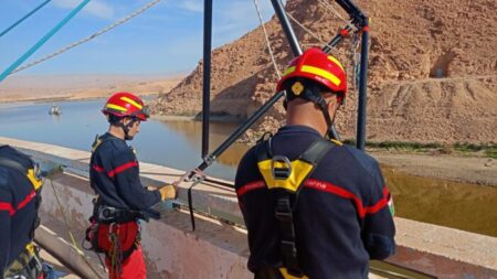 فرقة للتدخل في الأماكن الوعرة تدعم الحماية المدنية بتيسمسيلت