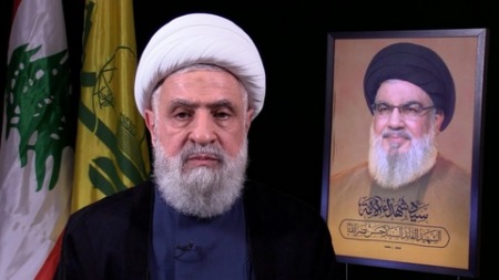 الشيخ قاسم:  دعوات لأوسع مشاركة في تشييع الشهيد السيد نصر الله هاشم صفي الدين.