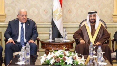 بوغالي يستقبل بالقاهرة من قبل رئيس البرلمان العربي