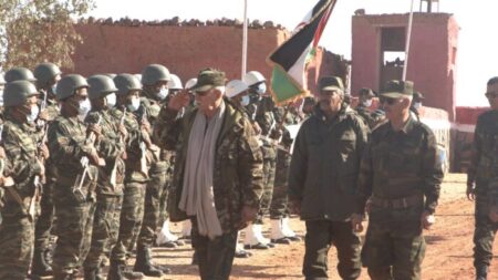 تخرج دفعة من مقاتلي الناحية العسكرية  الصحراوي الأولى بقاعدة الشهيد هداد العسكرية